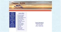 Desktop Screenshot of copperkettlemarina.com
